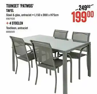 HandyHome Tuinset patmos aanbieding