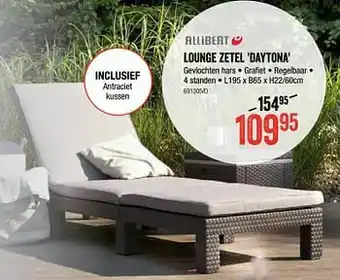 HandyHome Lounge zetel daytona aanbieding