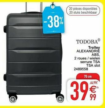 Cora Trolley alexandrie abs aanbieding