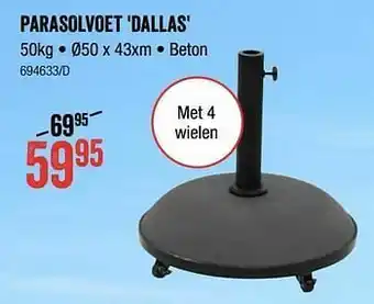 Parasolvoet dallas