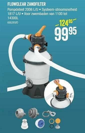 HandyHome Flowclear zandfilter aanbieding