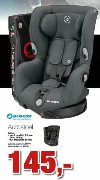 Paradisio Autostoel axiss aanbieding