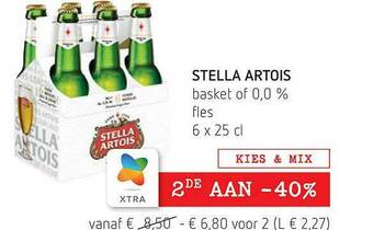 Spar Stella Artois aanbieding
