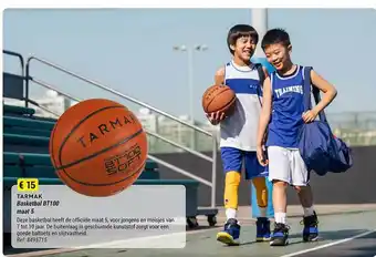 Decathlon Tarmak basketbal bt100 maat 5 aanbieding