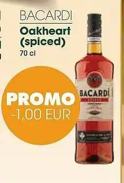 Prik en Tik Bacardi Oakheart aanbieding