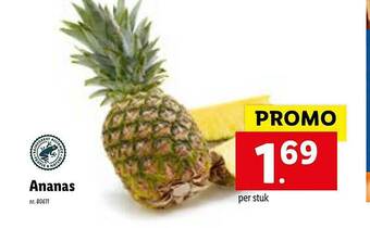 Lidl Ananas aanbieding