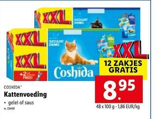 Lidl Coshida Kattenvoeding aanbieding