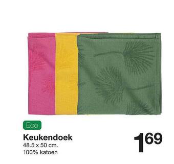 Zeeman Keukendoek aanbieding