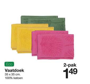 Zeeman Vaatdoek aanbieding