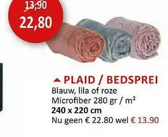 Plaid - Bedsprei