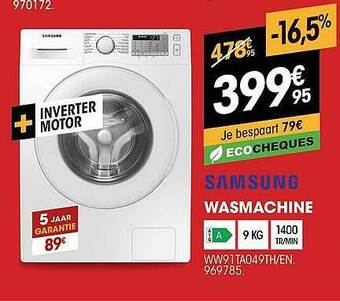 Electro Depot Samsung Wasmachine aanbieding