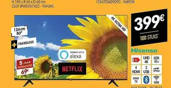 Electro Depot Hisence Tv aanbieding