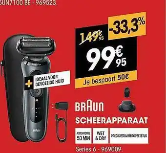 Electro Depot Braun Scheerapparaat aanbieding