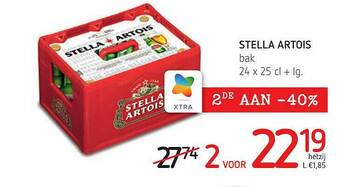 Spar Stella Artois aanbieding