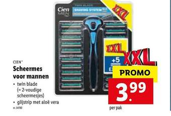 Lidl Cien Scheermes Voor Mannen aanbieding