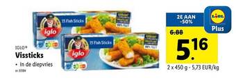 Lidl Iglo Vissticks aanbieding