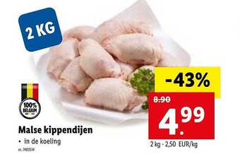Lidl Malse Kippendijen aanbieding