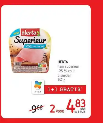 Spar Herta Ham Superieur aanbieding