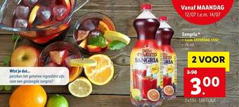 Lidl Don Evaristo Sangria aanbieding