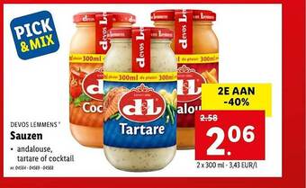 Lidl Devos Lemmens Sauzen aanbieding