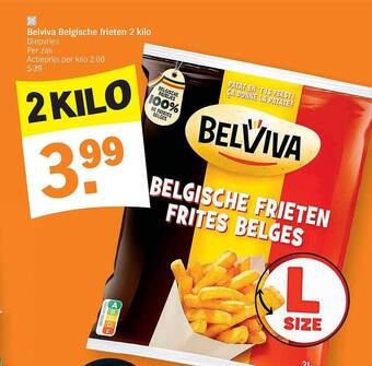 Albert Heijn Belviva belgische frieten aanbieding