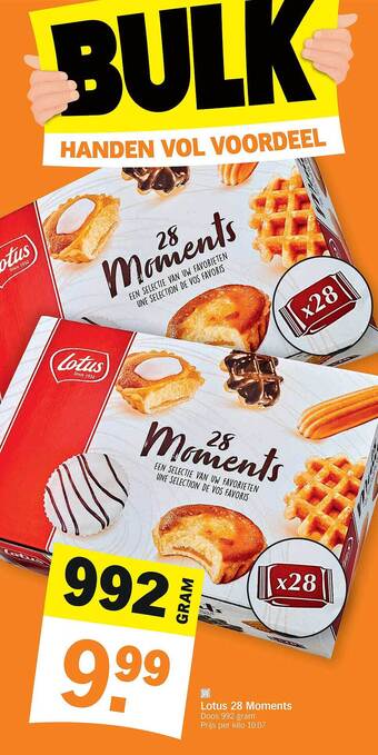 Albert Heijn Lotus 28 moments aanbieding