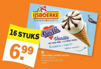 Ijsboerke cornets vanille
