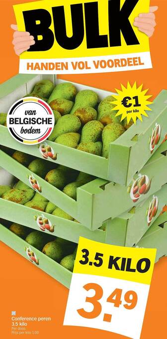 Albert Heijn Conference peren aanbieding