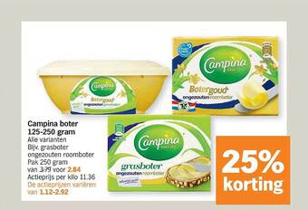 Albert Heijn Campina boter aanbieding