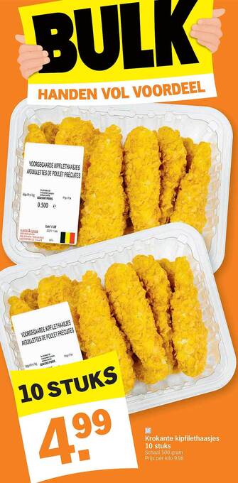 Krokante kipfilethaasjes