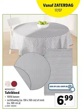 Lidl Meradiso Tafelkleed aanbieding