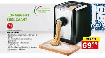 Lidl Pastamachine aanbieding