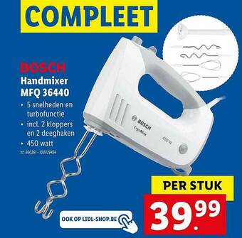 Bosch Handmixer Mfq 36440