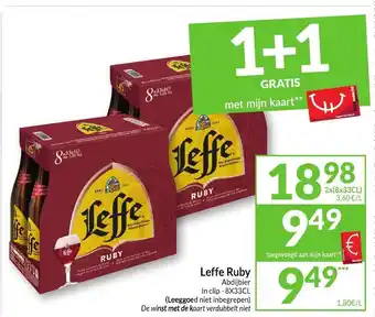 Intermarché Leffe Ruby aanbieding
