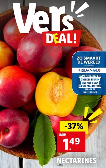 Lidl Nectarines aanbieding