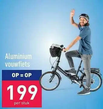 ALDI Aluminium vouwfiets aanbieding