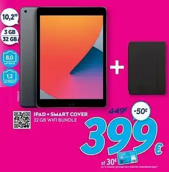 Krëfel Apple ipad + smart cover 32 gb wifi bundle aanbieding