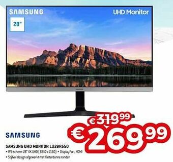 Exellent Samsung uhd monitor lu28r550 aanbieding