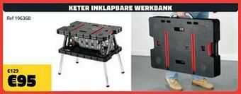 Bouwcenter Frans Vlaeminck Keter inklapbare werkbank aanbieding
