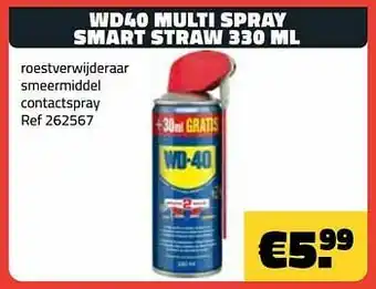 Bouwcenter Frans Vlaeminck Wd40 multi spray smart straw aanbieding