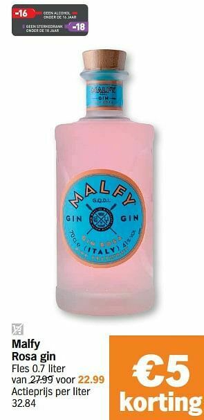 Malfy rosa gin