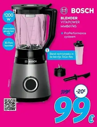 Bosch blender vitapower mmb6174s
