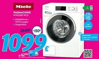 Krëfel Miele wasmachine wwg360 wcs aanbieding