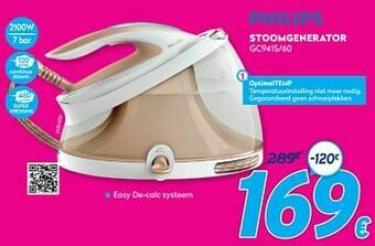 Krëfel Philips stoomgenerator gc9415-60 aanbieding