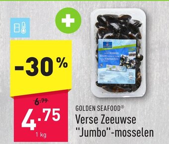 ALDI Golden seafood verse zeeuwse "jumbo" -mosselen aanbieding