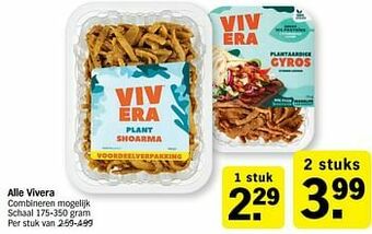 Albert Heijn Alle vivera aanbieding