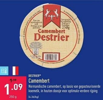 ALDI Camembert aanbieding