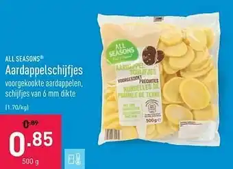ALDI Aardappelschijfjes aanbieding