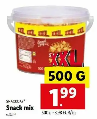 Lidl Snack mix aanbieding
