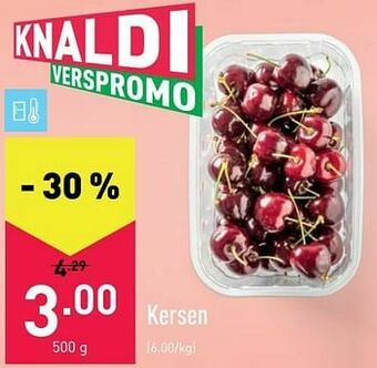 ALDI Kersen aanbieding